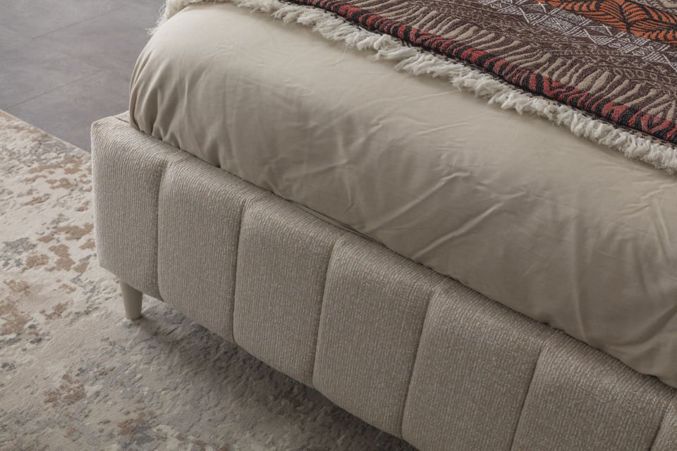 Antik Modern Panolu Karyola