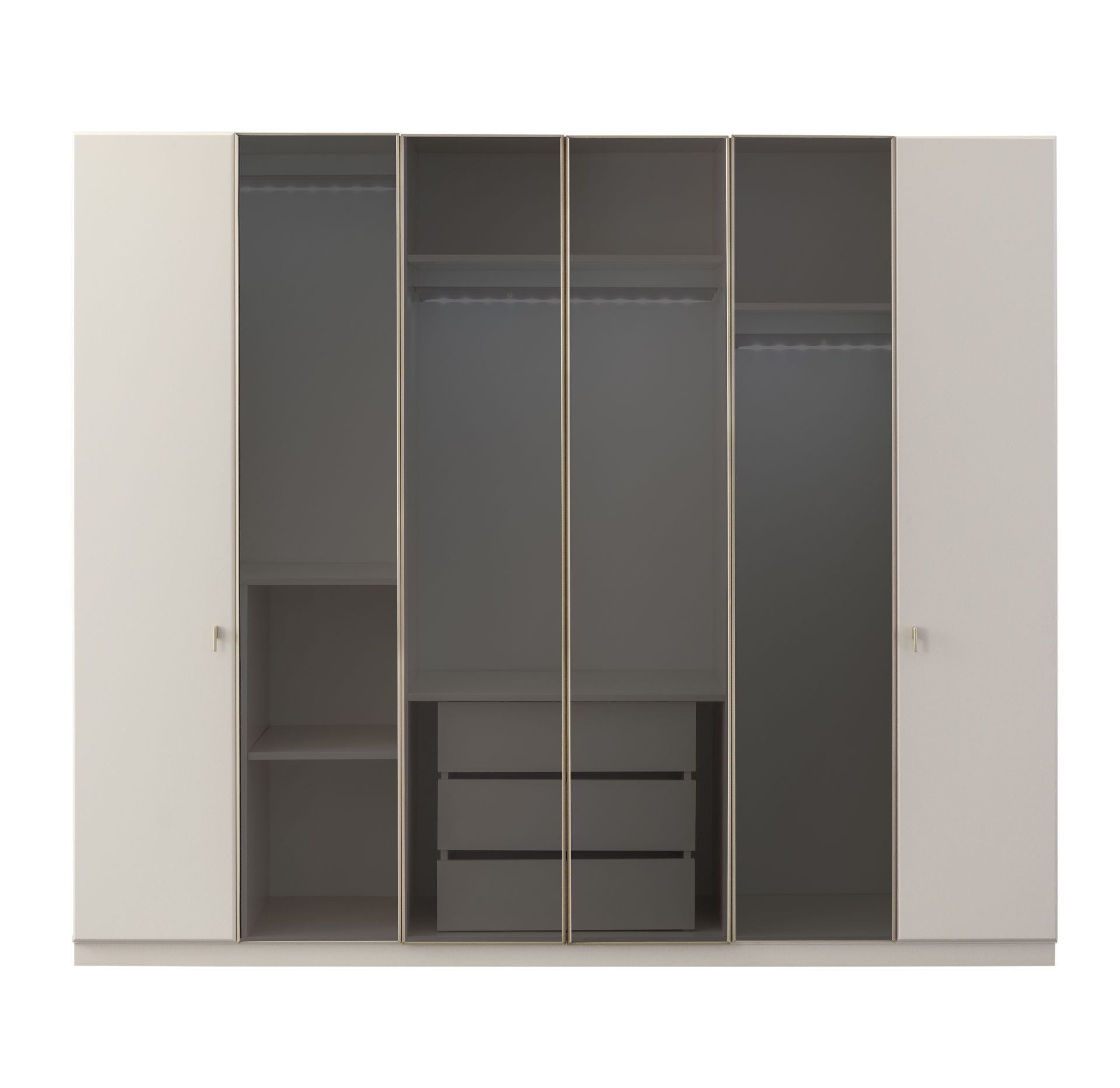 Tetra Modern 6 Kapaklı Gardırop