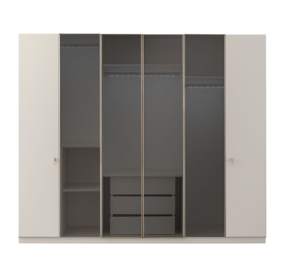 Tetra Modern 6 Kapaklı Gardırop