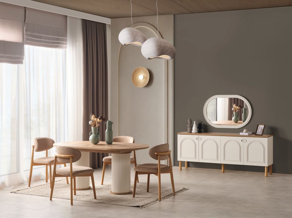 Derin Bohem Yemek Odası Takımı