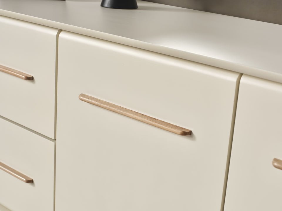 Destan Krem/Ceviz Modern Yemek Odası Takımı