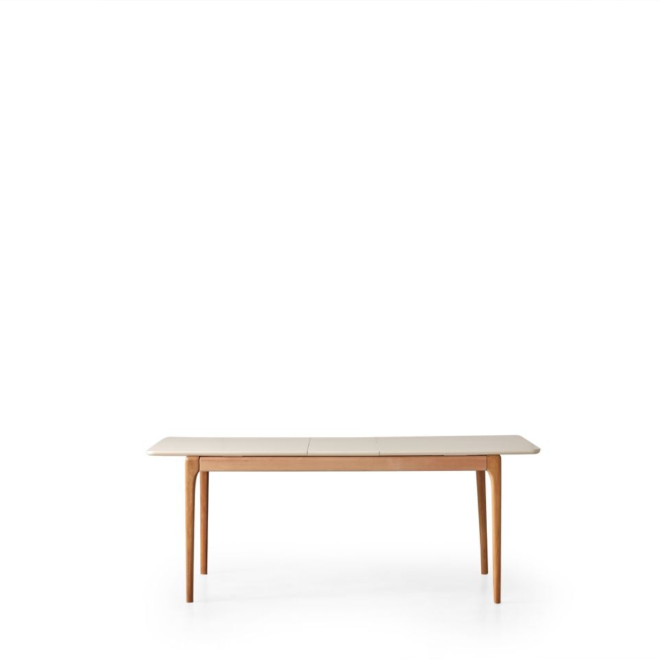 Destan Krem/Ceviz Modern Yemek Odası Takımı