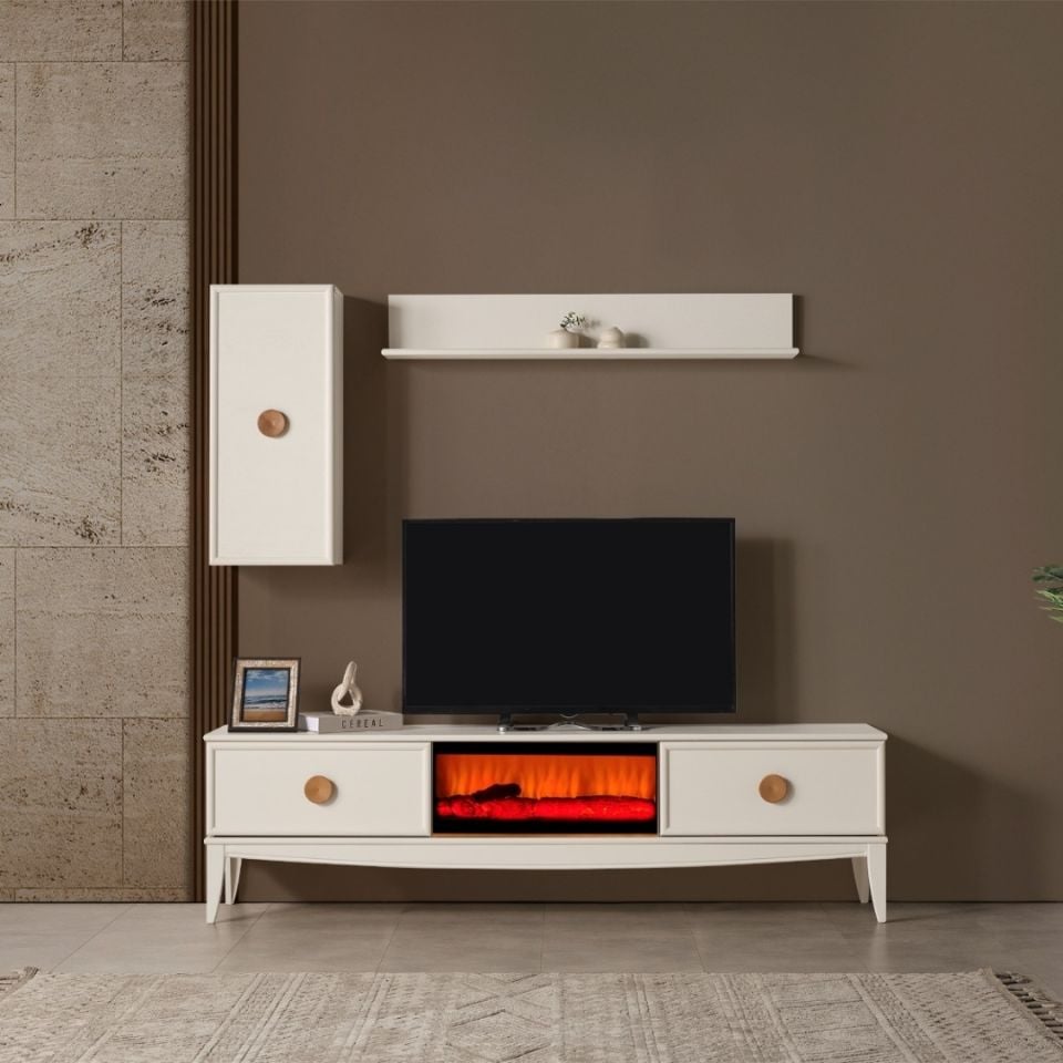 Lena Bohem Şömineli Tv Ünite