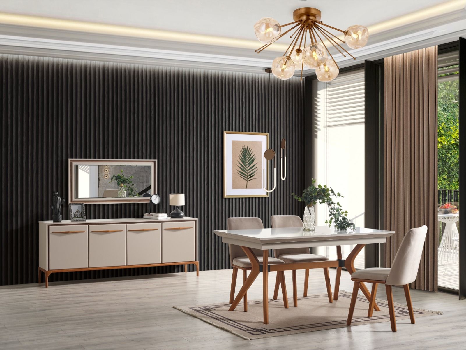 Kumsal Modern Yemek Odası Takımı