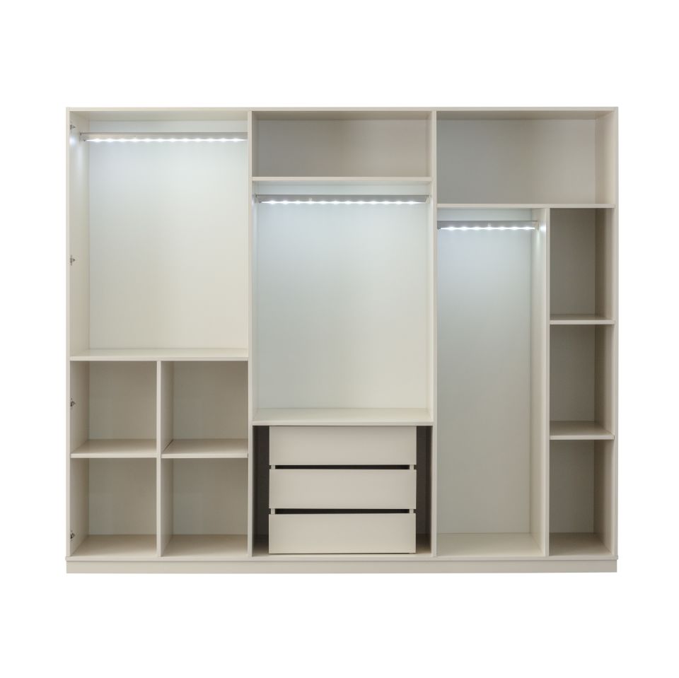 Tetra Modern Yatak Odası Takımı 6 Kapaklı Gardırop