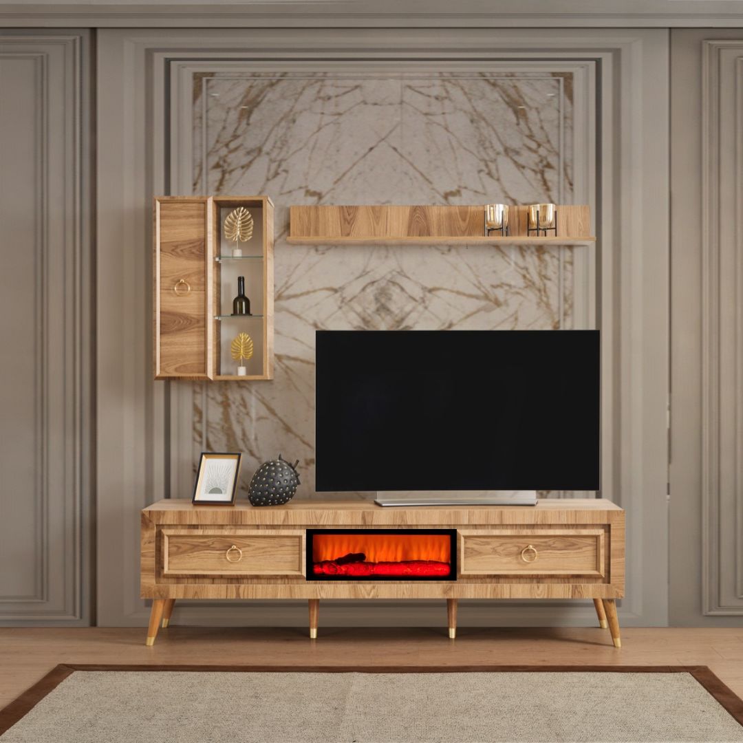 Pablo Country Şömineli Tv Ünite