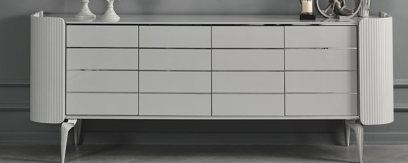 Karya Sis Gri Luxury Konsol Konsol Gövde