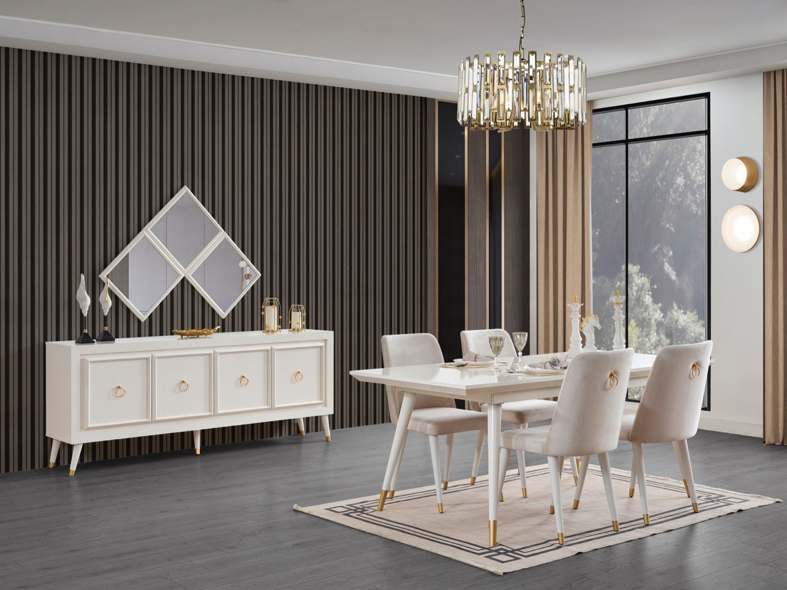 Lisa Country Yemek Odası Takımı