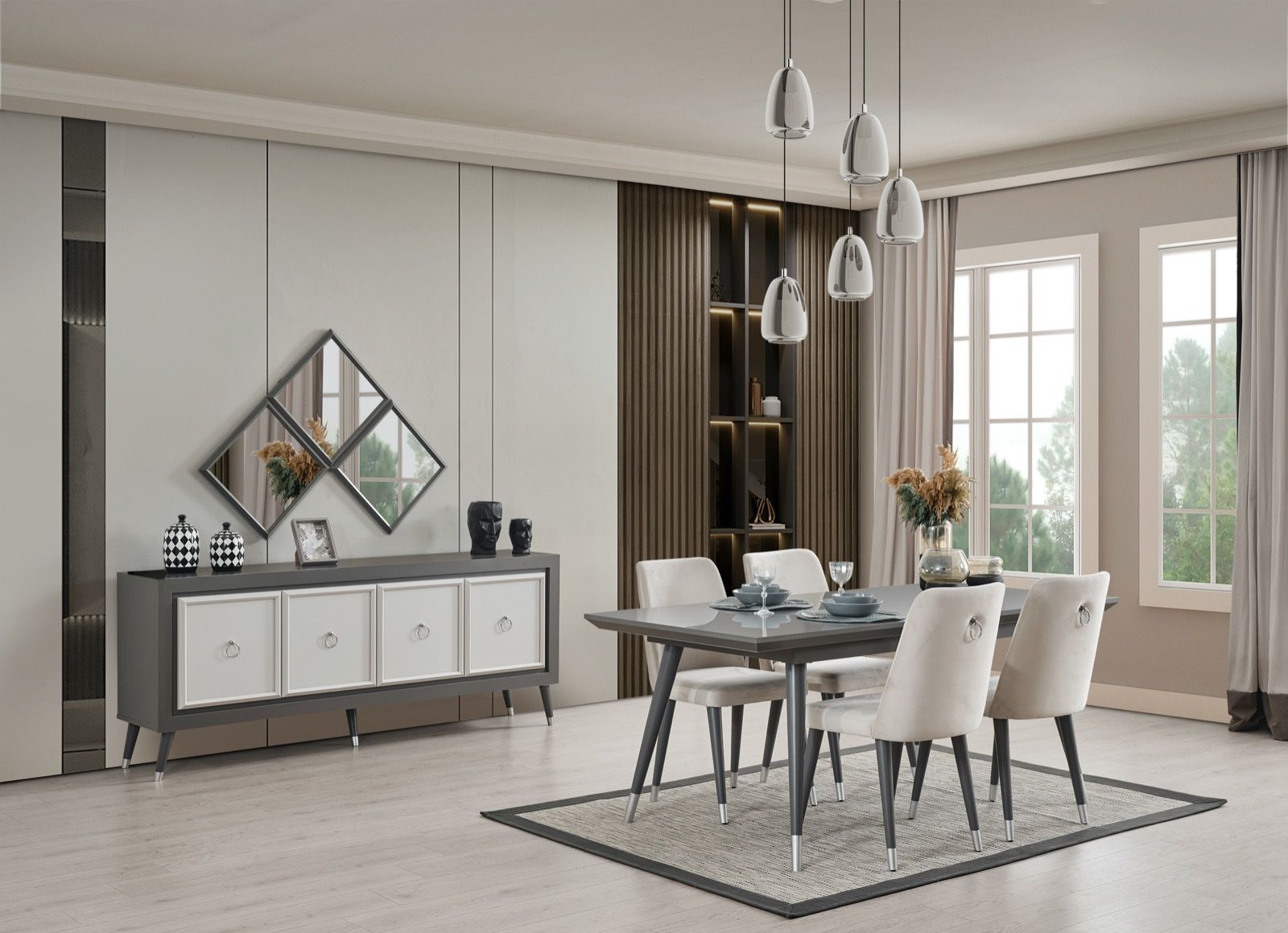 Marian Country Yemek Odası Takımı