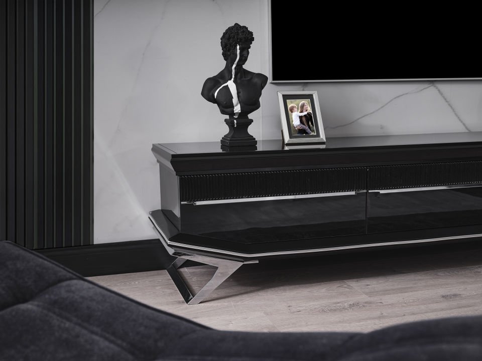 Masarati Luxury Gümüş Tv Ünite