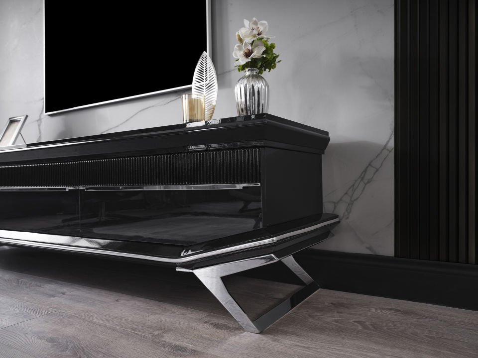 Masarati Luxury Gümüş Tv Ünite