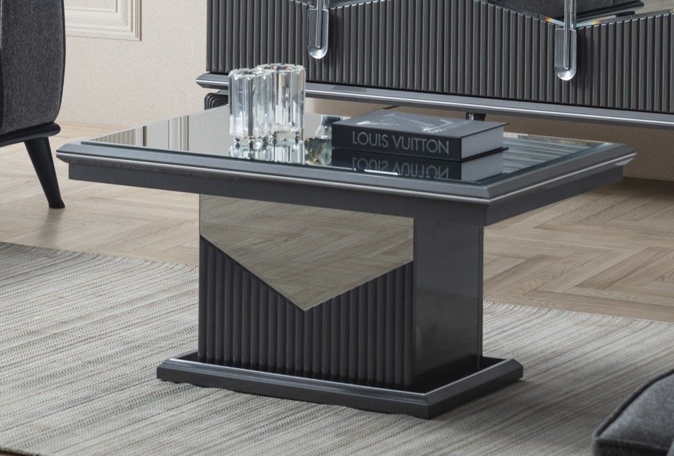 Biga Gümüş Luxury Yemek Odası Takımı Orta Sehpa