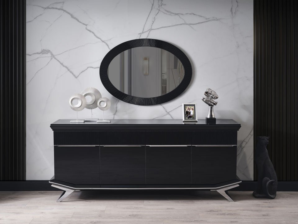 Masarati Luxury Gümüş Konsol