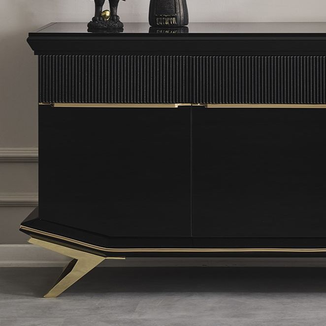 Masarati Luxury Gold Yemek Odası Takımı