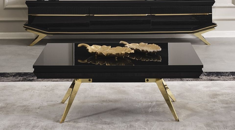 Masarati Luxury Gold Orta Sehpa