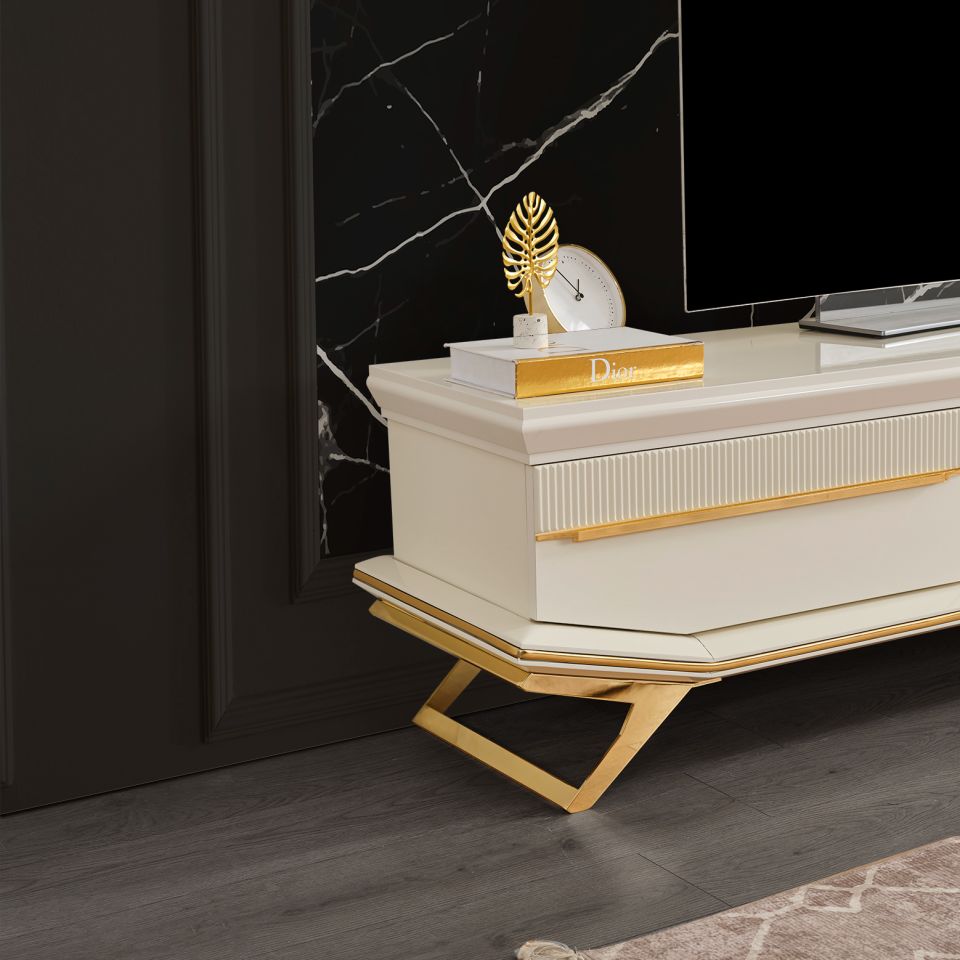 Angel luxury Şömineli Tv Ünite
