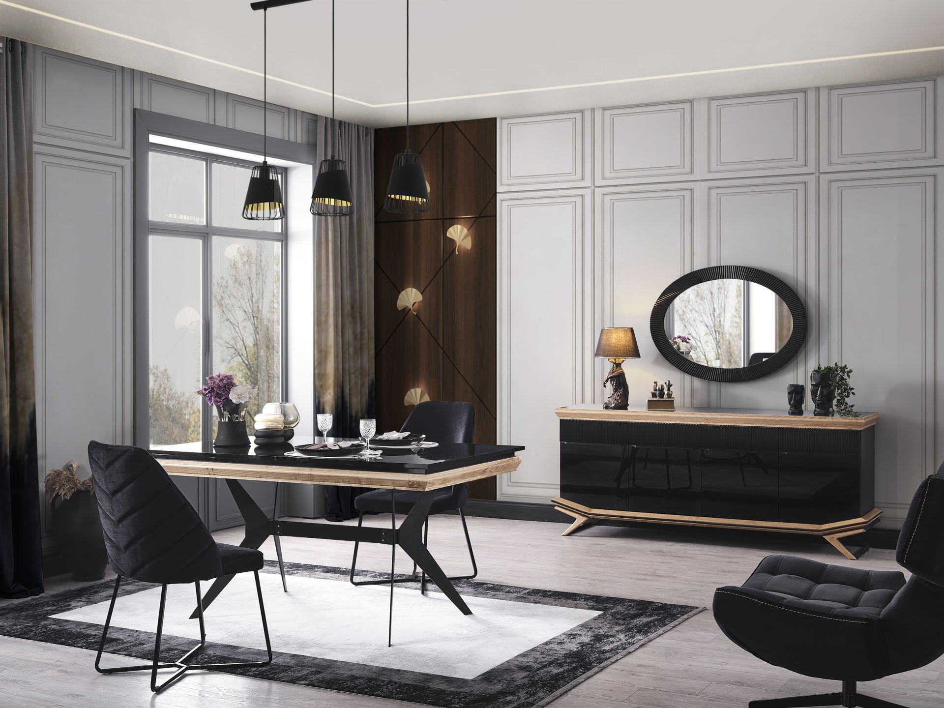 Okyanus Modern Yemek Odası Takımı