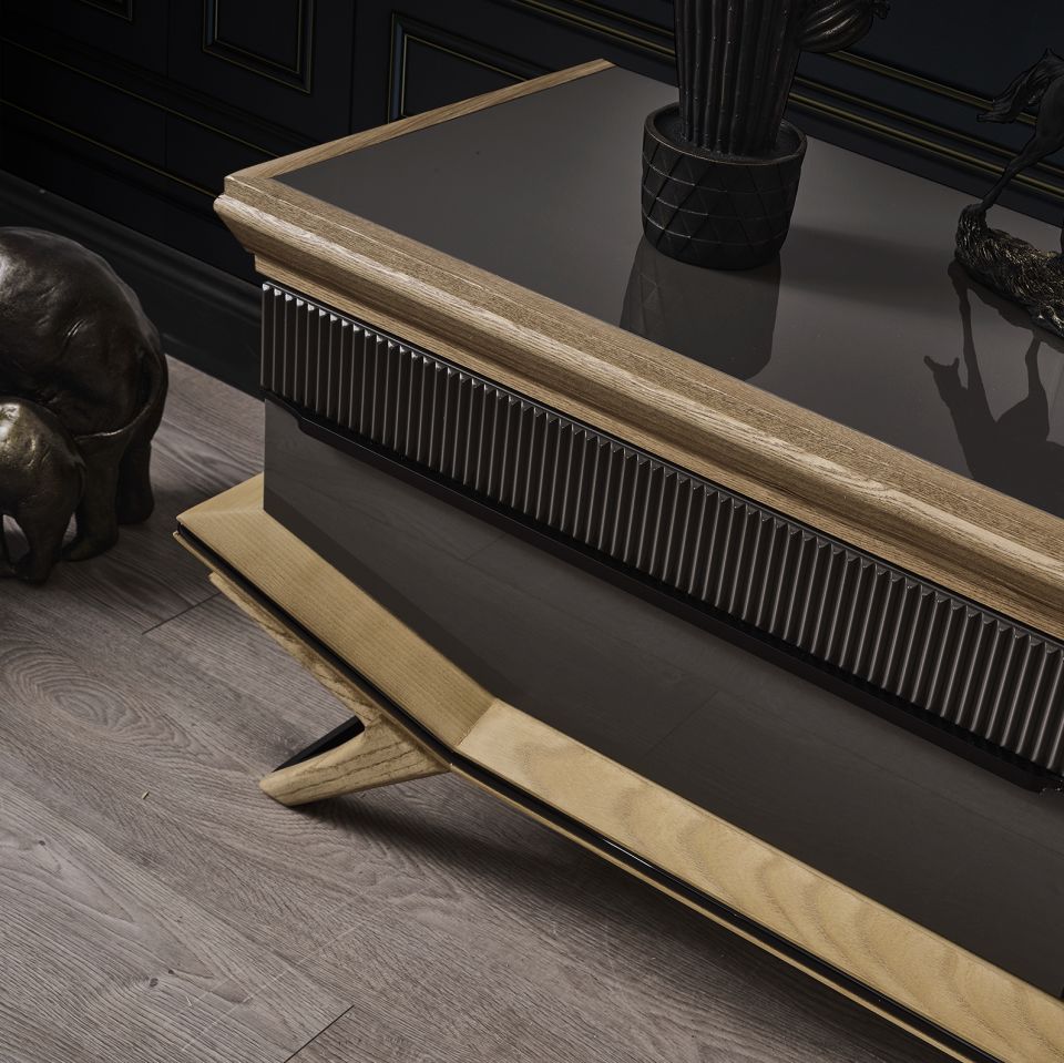 Grand Modern Şömineli Tv Ünite