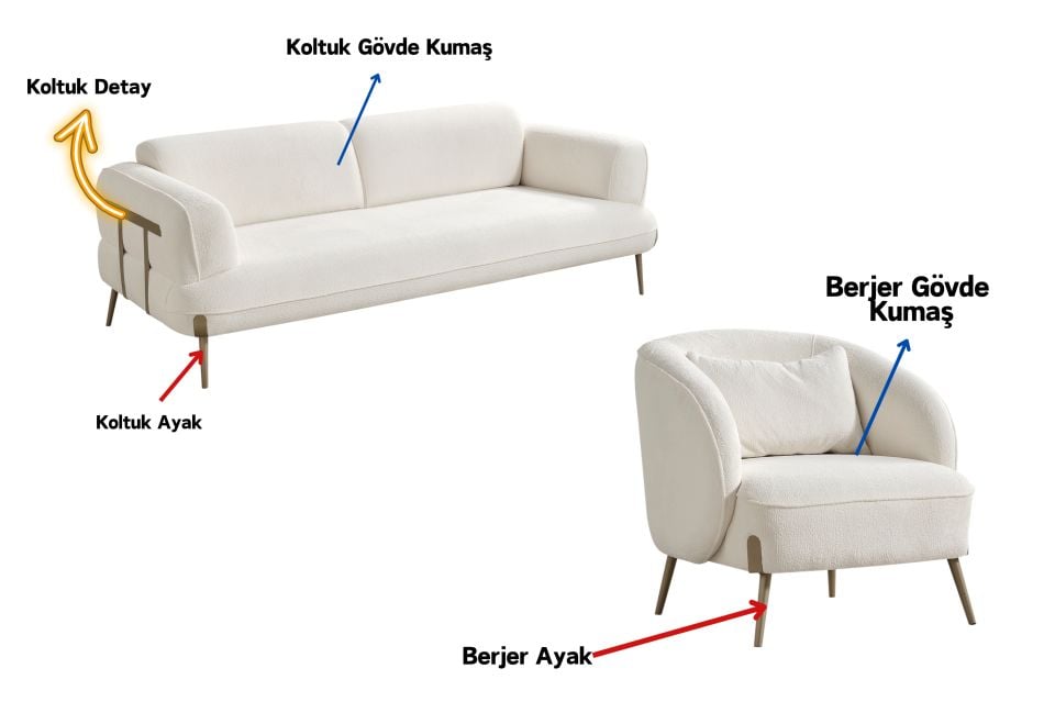 Petron Modern Koltuk Takımı