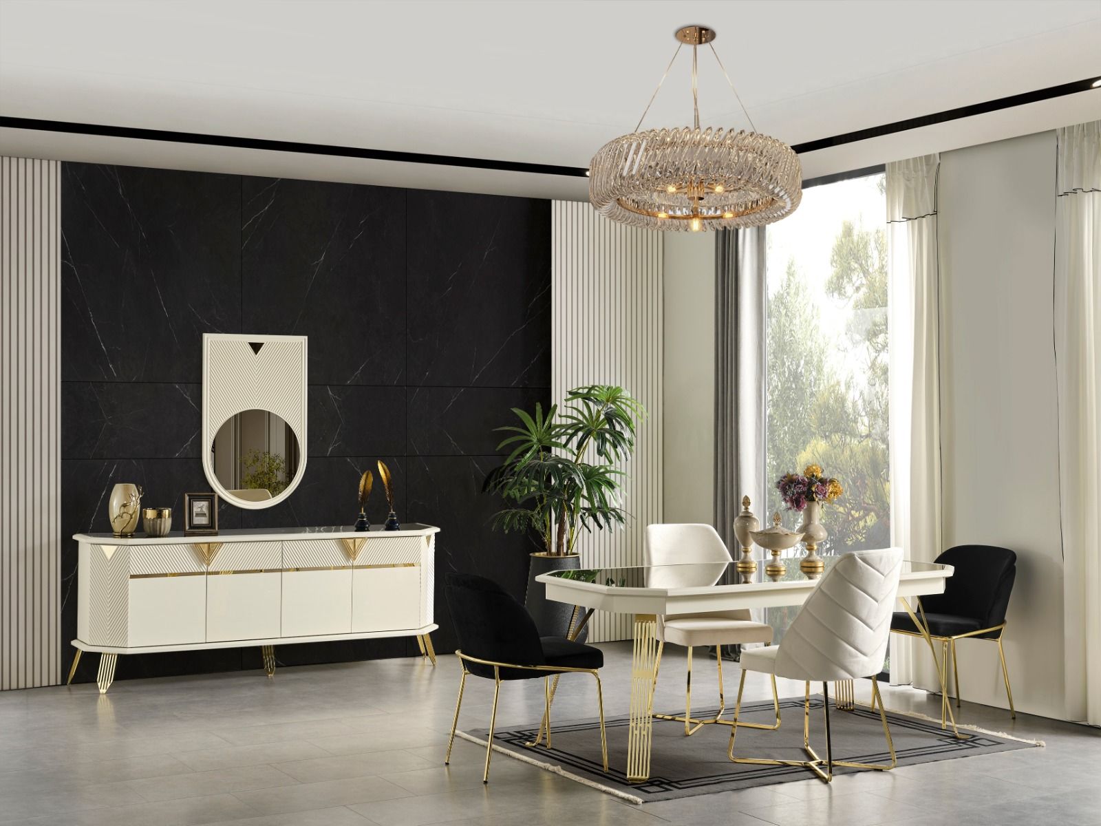 City luxury Yemek Odası Takımı