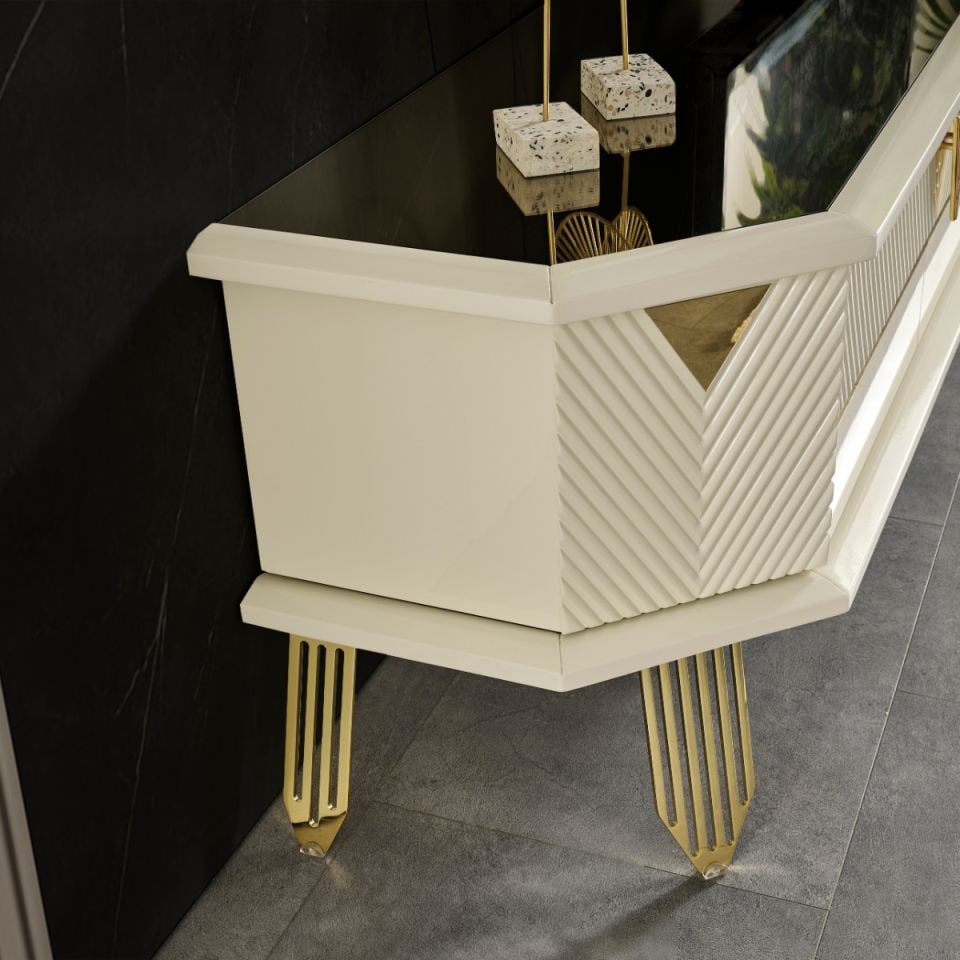 City luxury Şömineli Tv Ünite