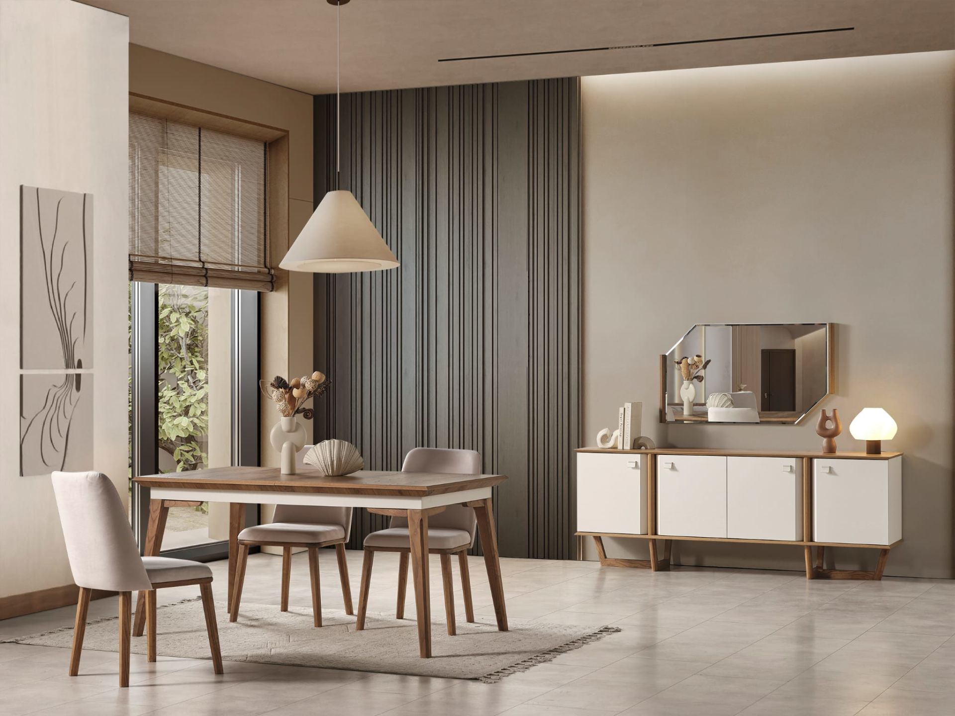 Soft Modern Yemek Odası Takımı