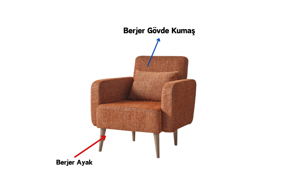 Zeron Modern Koltuk Takımı Berjer