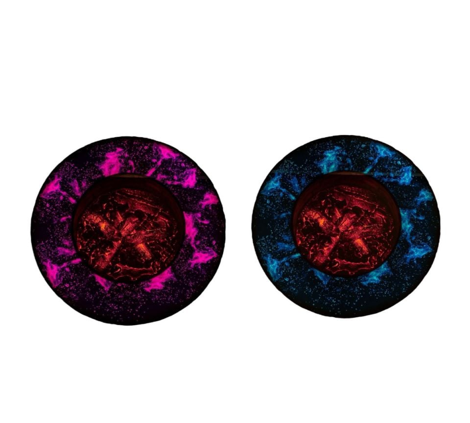 Galaxy Şömineli Ceviz Orta Sehpa