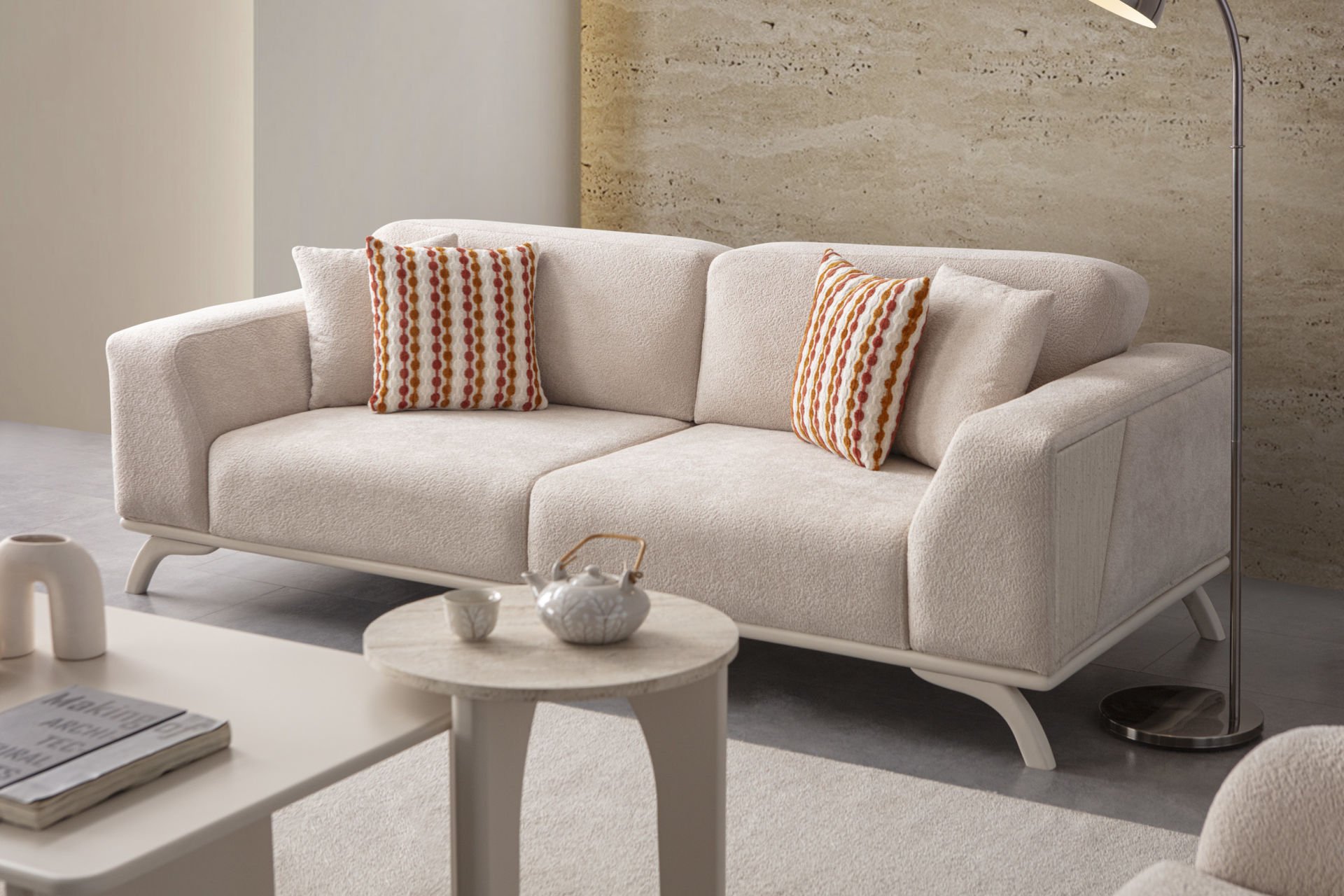 Tetra Modern Üçlü Koltuk