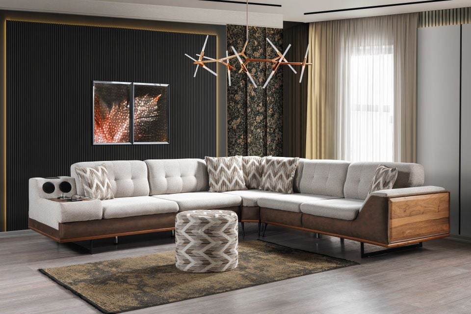 İstanbul Modern Ses Sistemli Köşe Koltuk