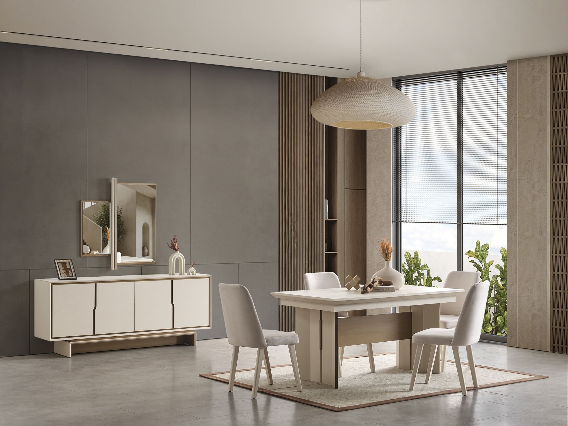 İpek Modern Yemek Odası Takımı