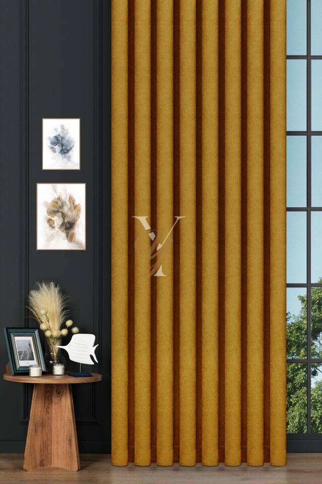 Petek Fon Perde V-1022 Ayçiçeği