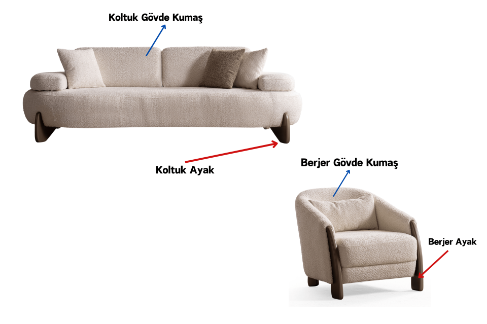 Zen Modern Koltuk Takımı