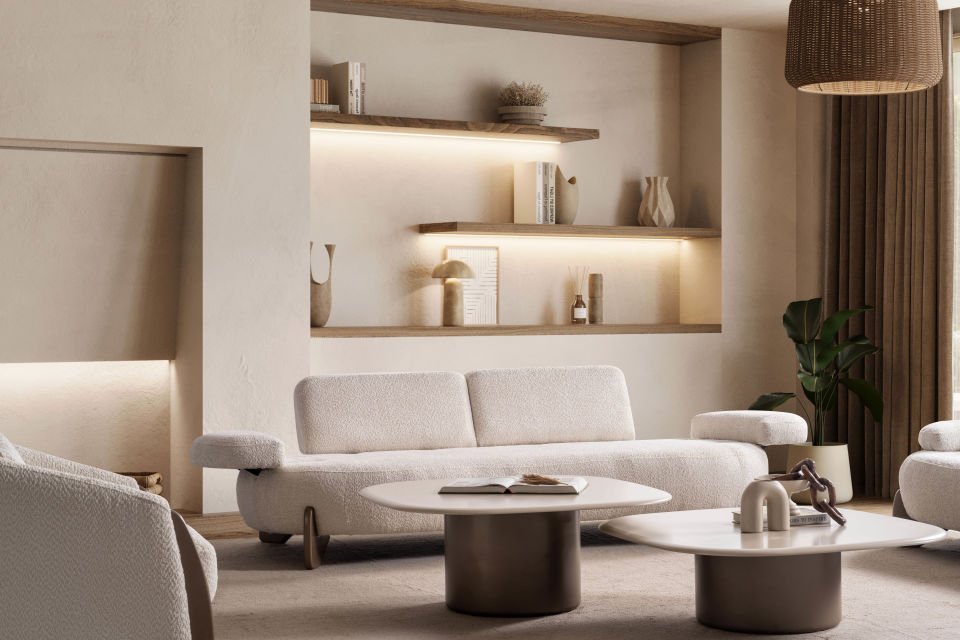 Zen Modern Üçlü Koltuk