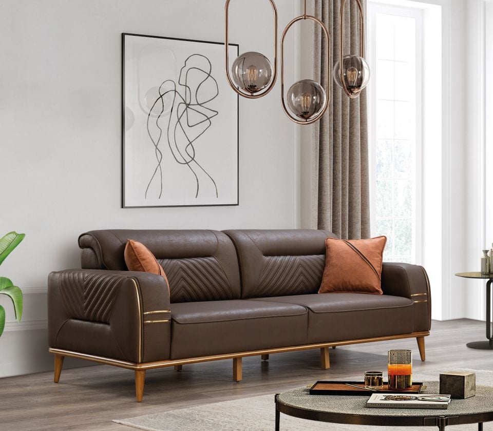 Elit Modern Üçlü Koltuk