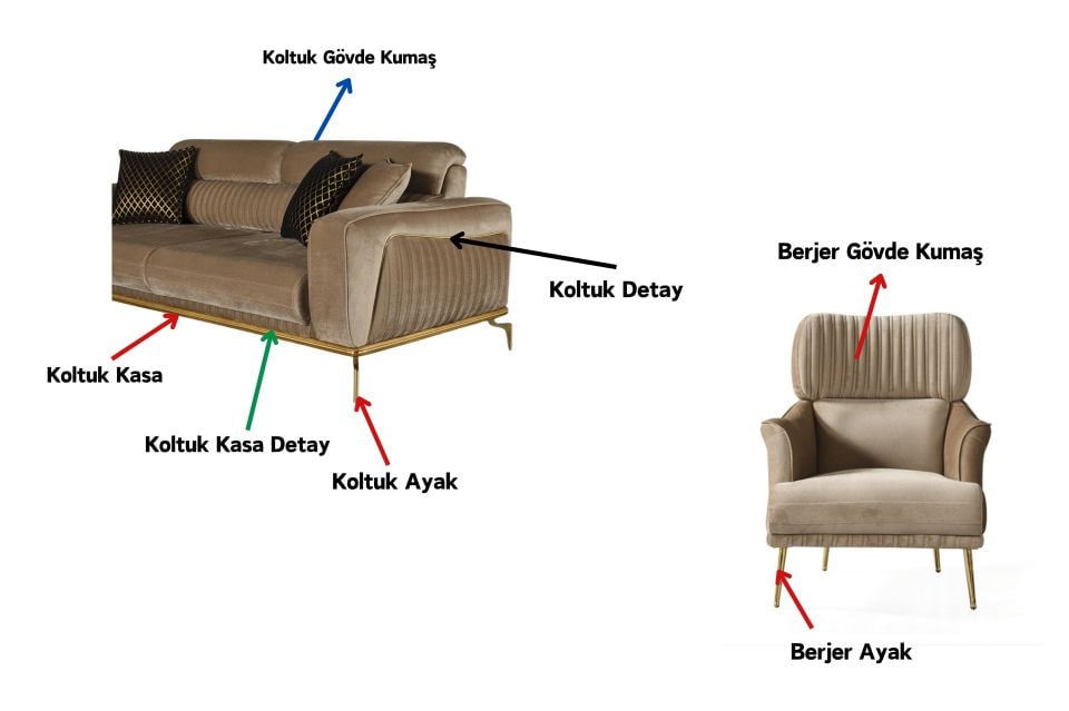 Lotus luxury Koltuk Takımı