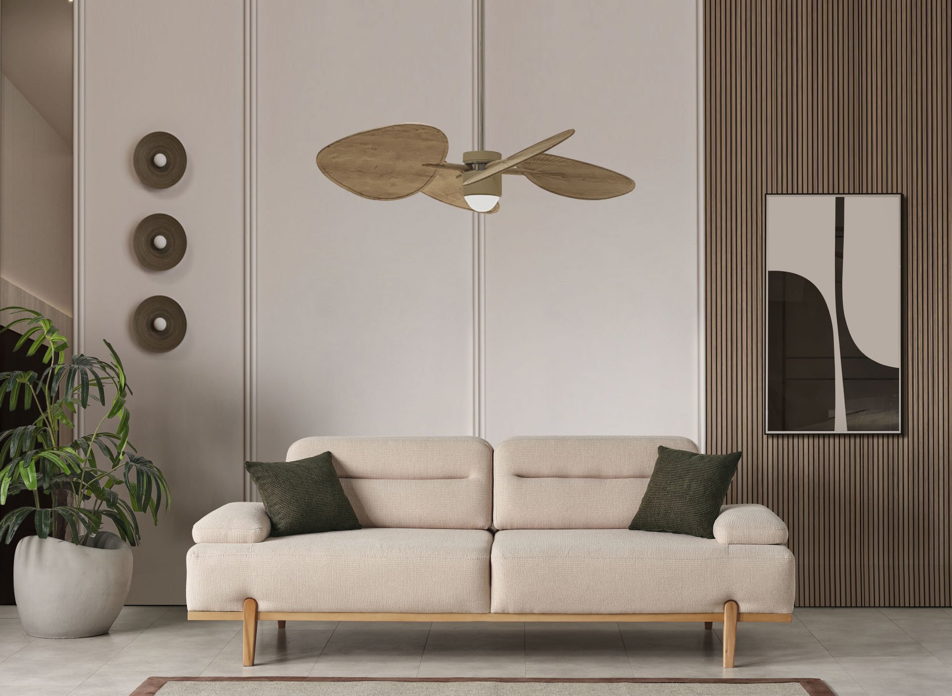 Zara İskandivan Dinlenmeli Üçlü Koltuk