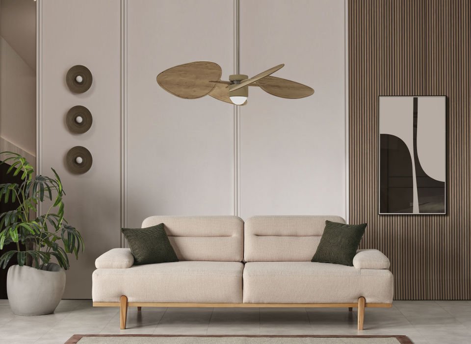 Zara İskandivan Dinlenmeli Üçlü Koltuk