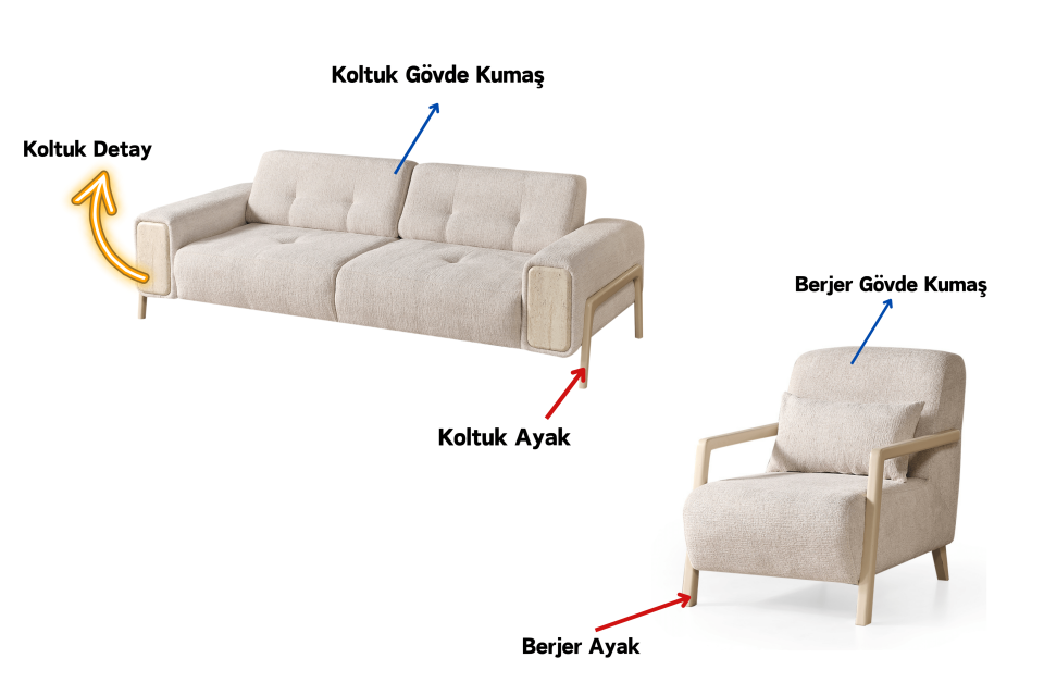 Miran Modern Koltuk Takımı