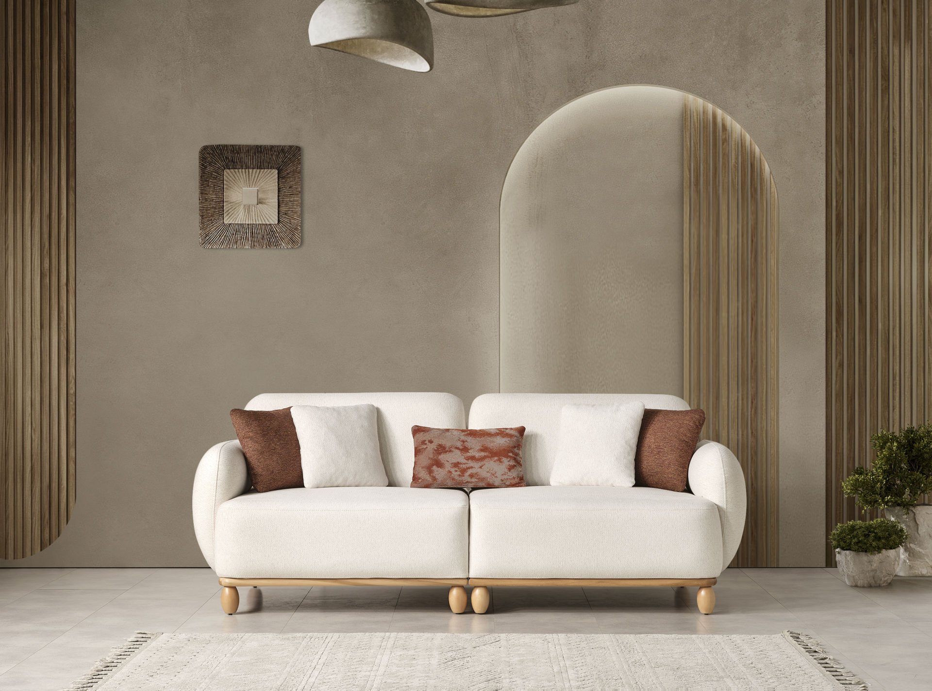 Pablo Bohem Üçlü Koltuk