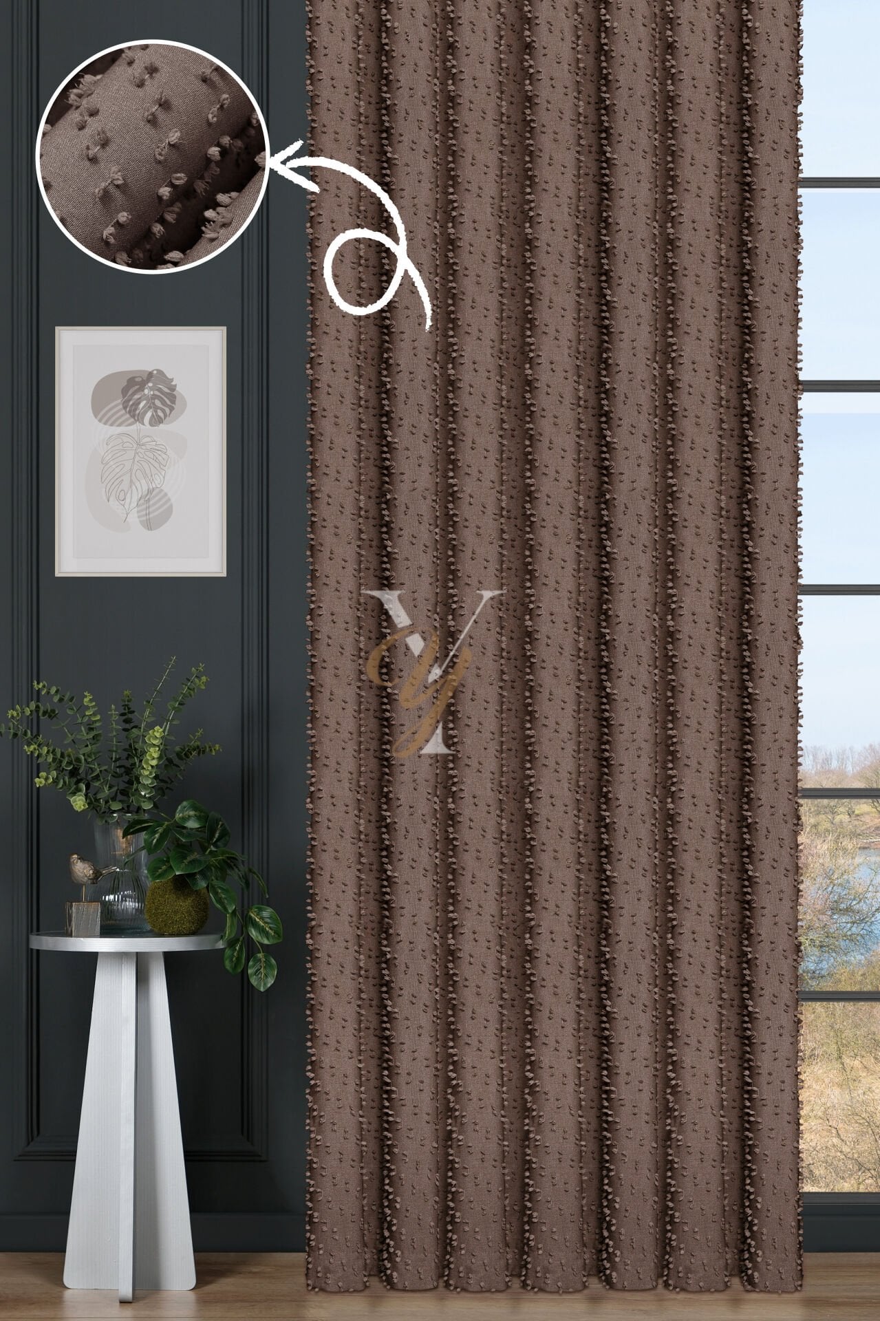 Linda Fon Perde V-6013 Mocha
