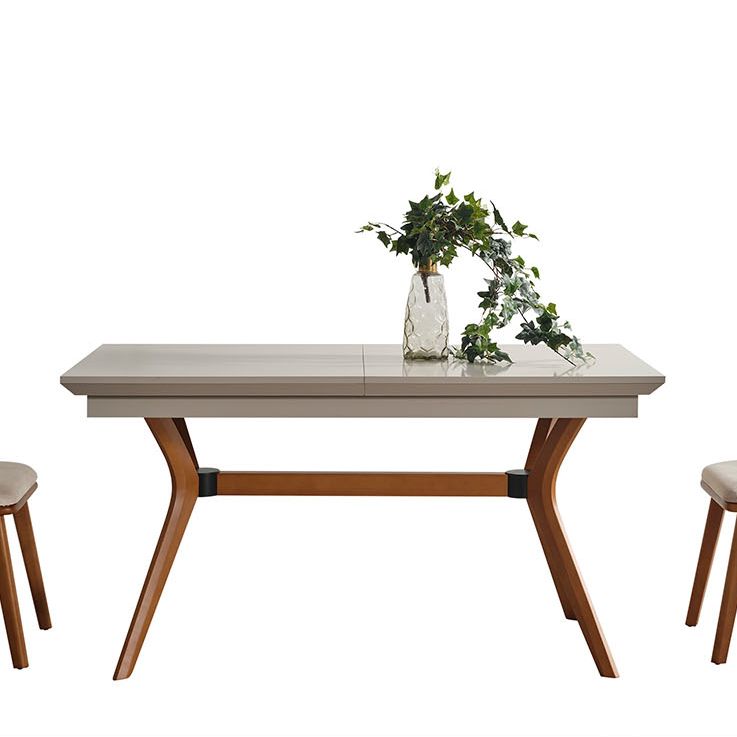 Kumsal Modern Yemek Odası Takımı Açılır Masa
