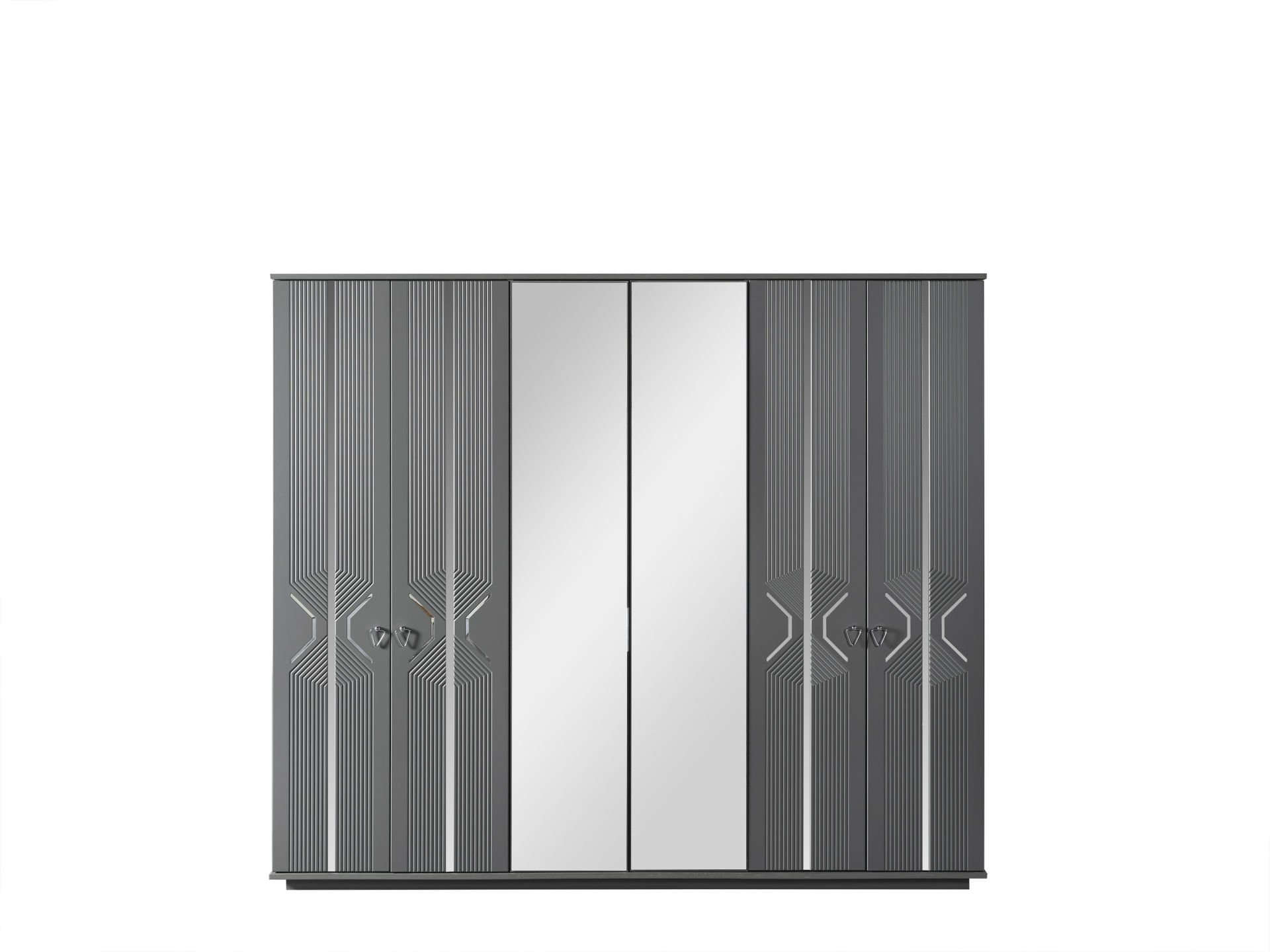 Zümrüt Luxury 6 Kapaklı Gardırop