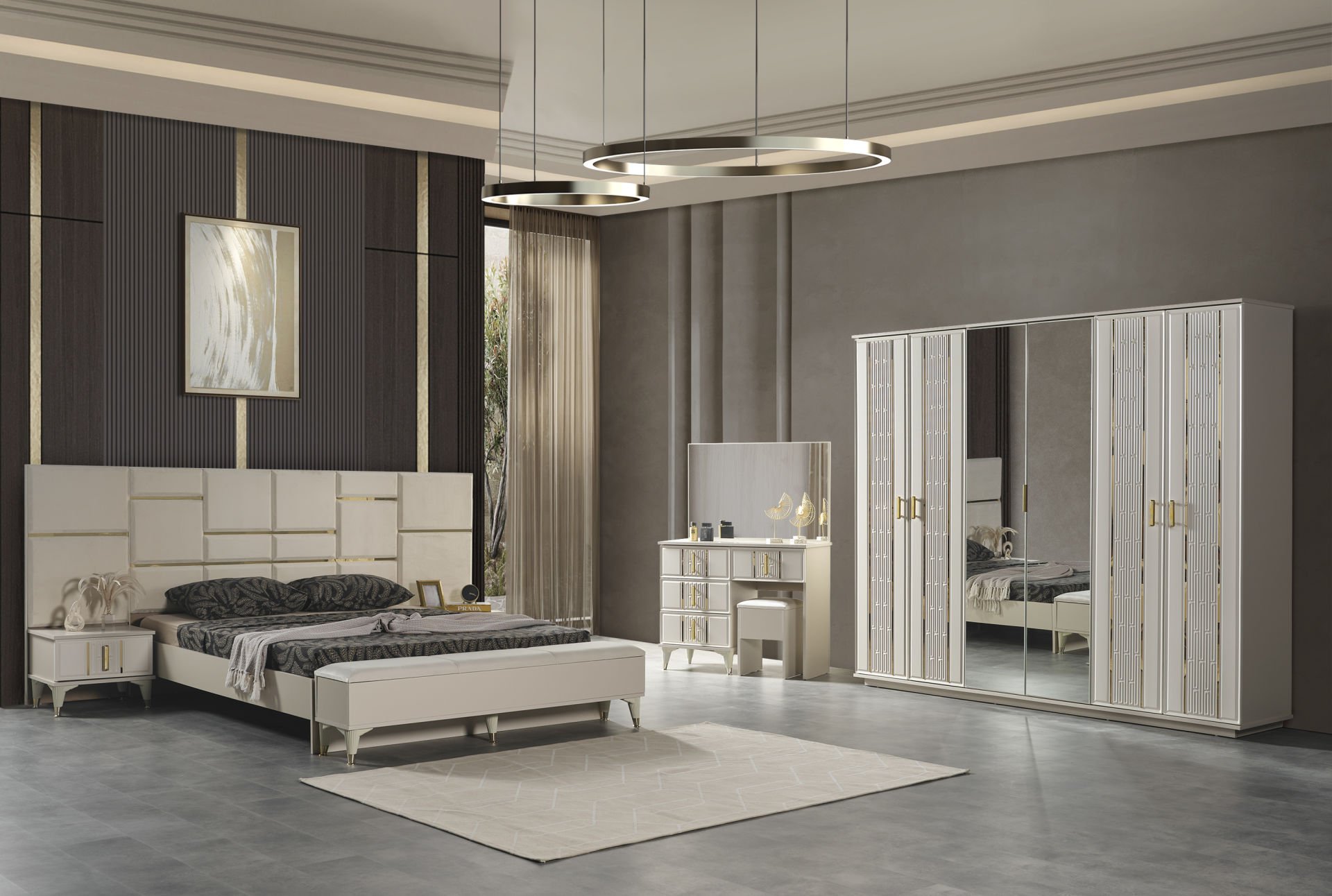 İnci Luxury Yatak Odası Takımı