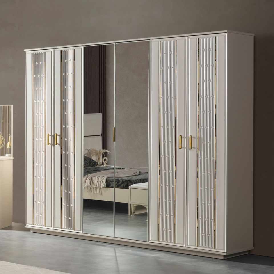 İnci Luxury 6 Kapaklı Gardırop