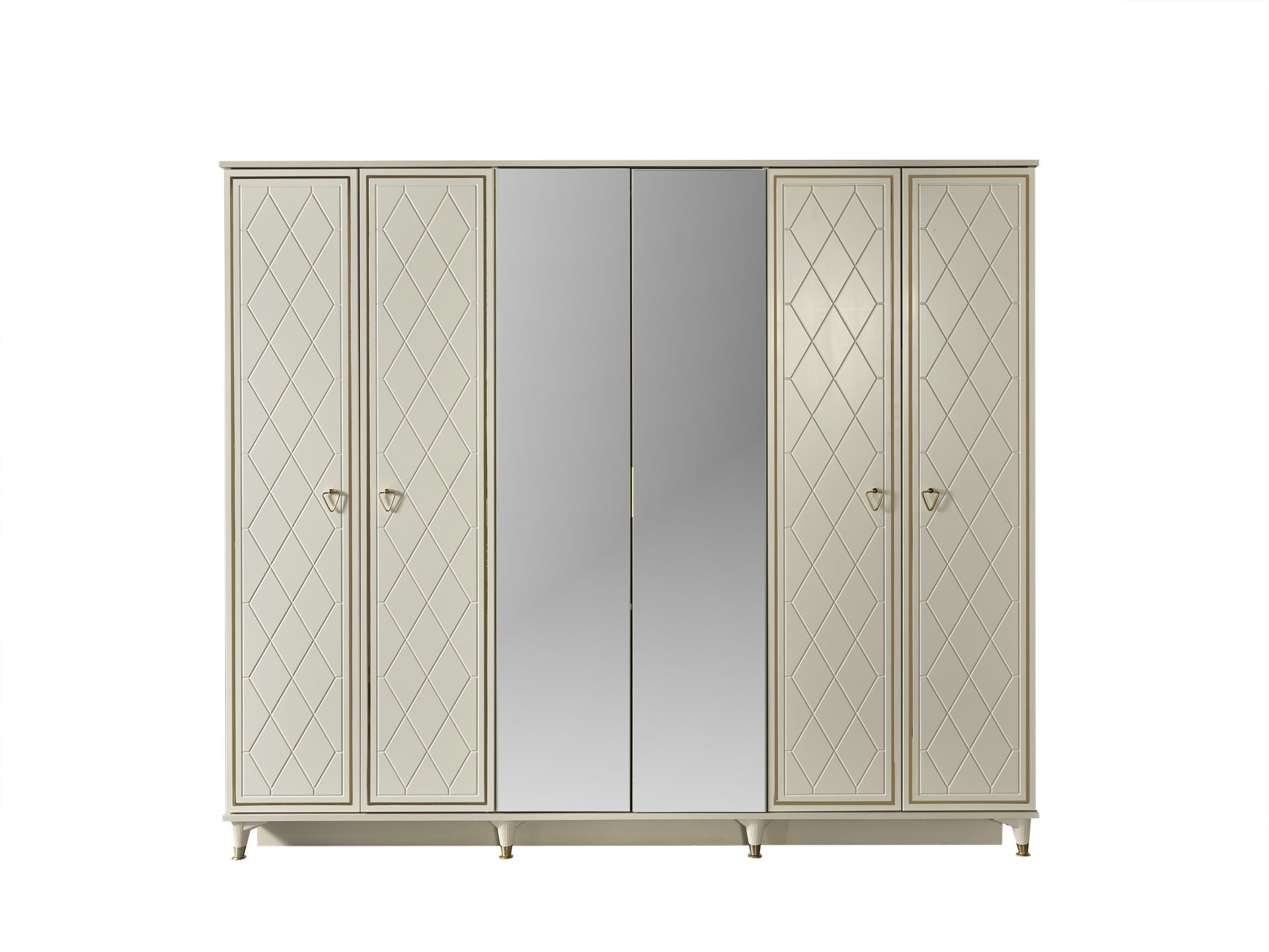 Sedef Luxury 6 Kapaklı Gardırop