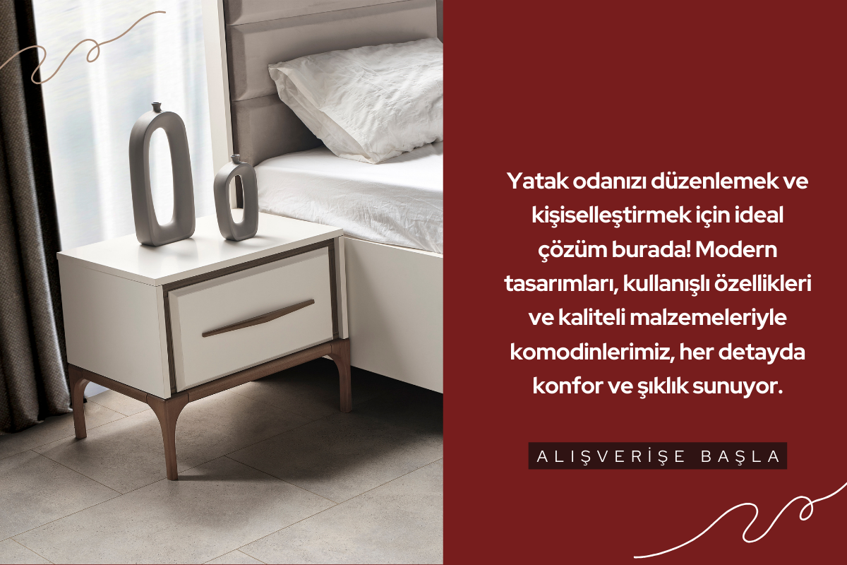 Yatak Yanında Şıklığın ve Düzenin Adı!